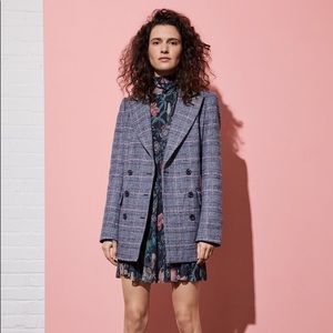 Wool Plaid Coat